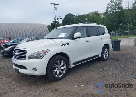 2014 Infiniti Qx80 from USA, damaged, VIN JN8AZ2NC1E9350687